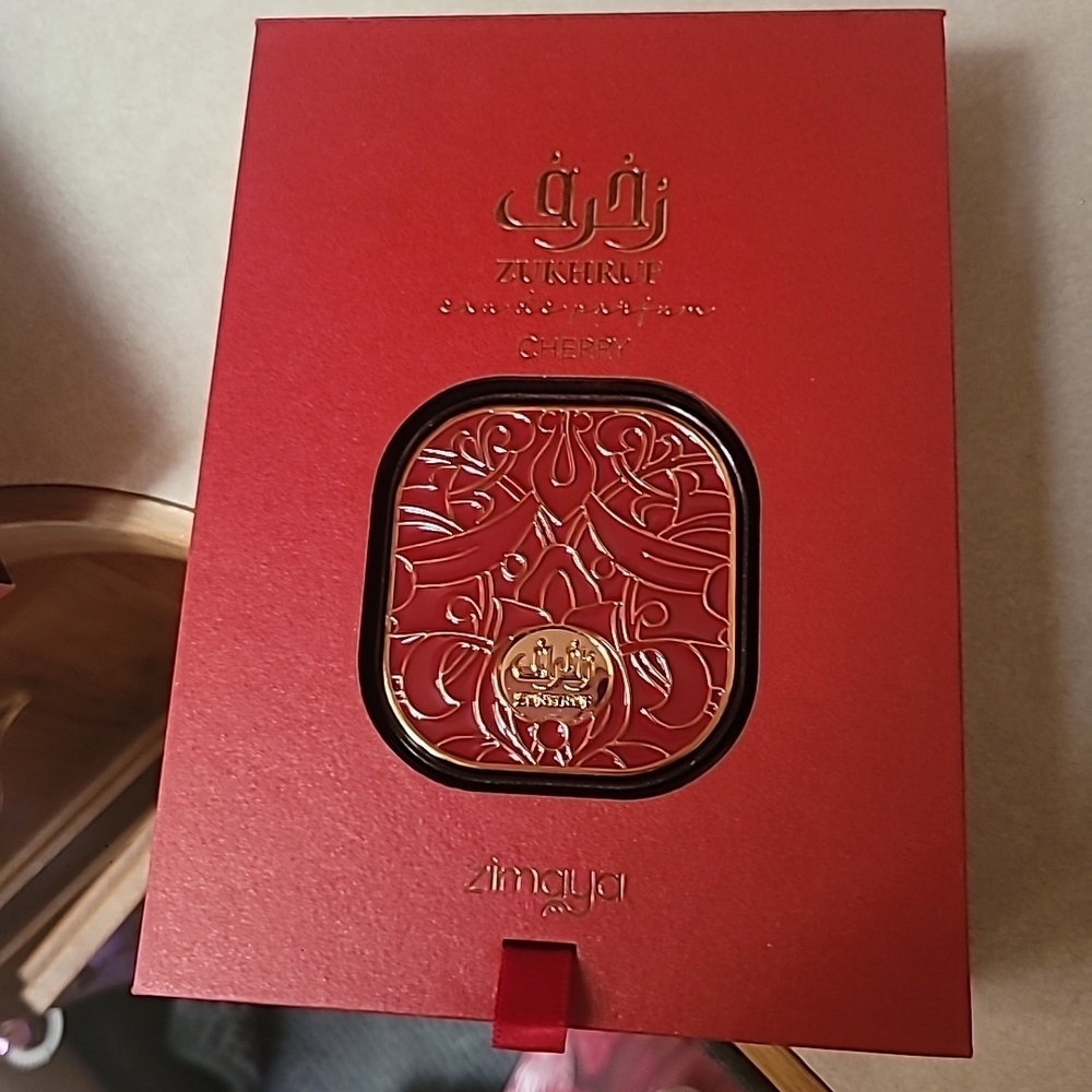 Zimaya Cherry Solid Perfume Compact - Red - image 1